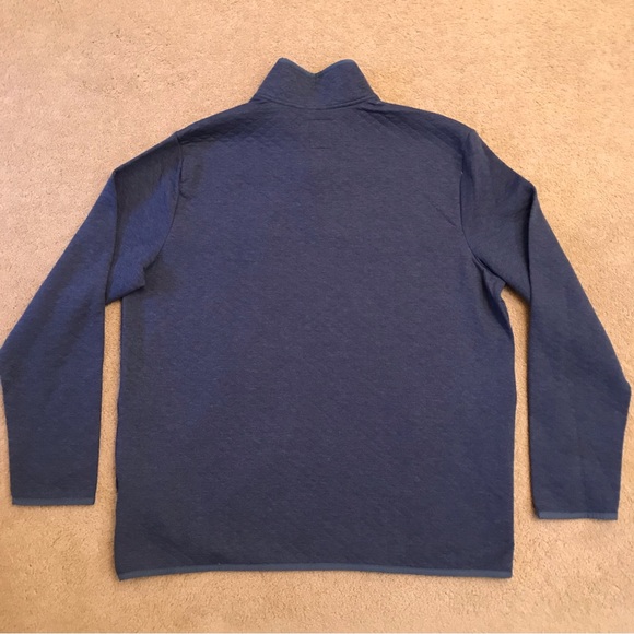 Sonoma Fleece Pullover NEW Adult Size XXL 2XL Blue Quarter Snap Pockets Unisex - Picture 3 of 12
